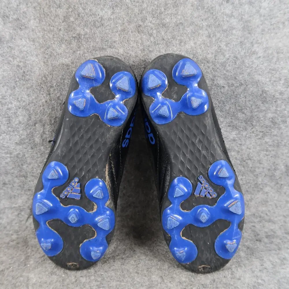 Adidas Shoes Kids 12k Soccer Cleats Goletto VII Firm Ground Lace Up Black Blue